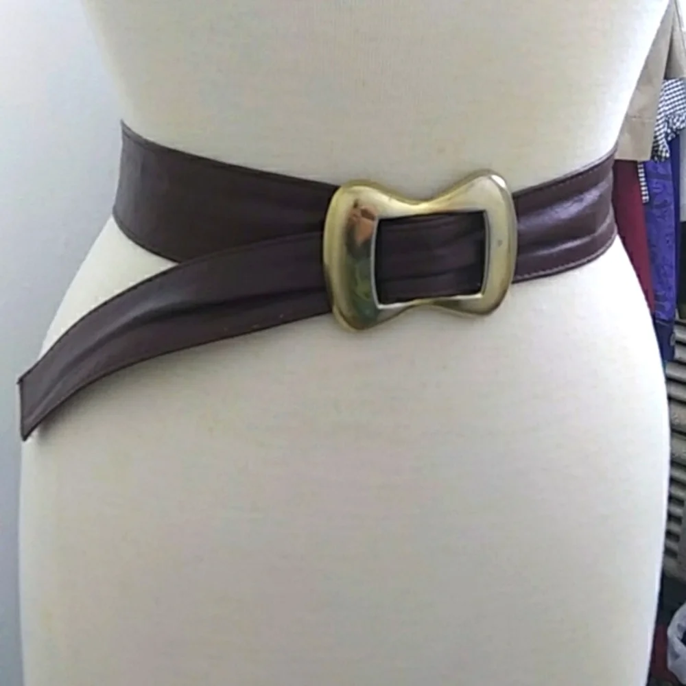 Pearl Accessories Vintage 100% Genuine Leather Belt Size Small